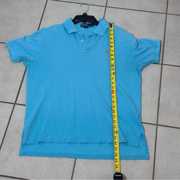 Polo by Ralph Lauren Men Blue Polo T-Shirt Short Sleeve size L. - Picture 7 of 7